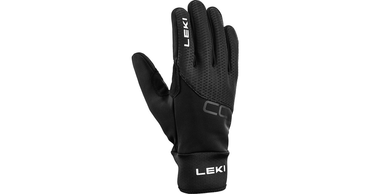 LEKI CC Thermo Langlaufhandschoenen, heren, zwart, maat 10.5