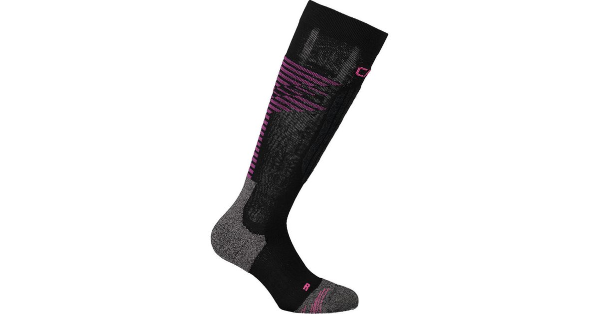 CMP Calze Running In Cotone Uomo - Traspiranti Con Canali Di Ventilazione, Cuciture Piatte, Per Jogging, Trekking E Trail Running