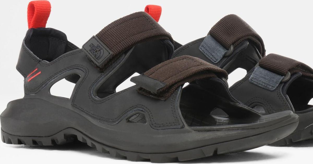 THE NORTH FACE Hedgehog sandals men\' size 8 color black and red The North Face Men main image 4