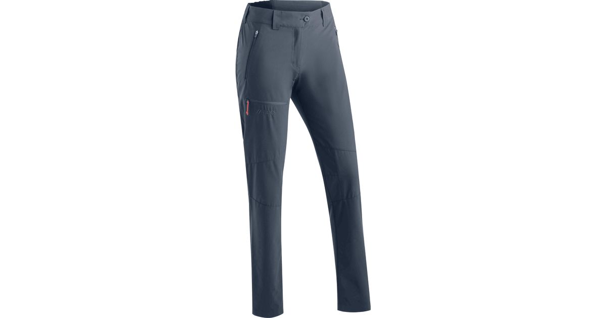 Maier Sports dames Lulaka wandelbroek, outdoorbroek, ademende trekkingbroek met oprolfunctie