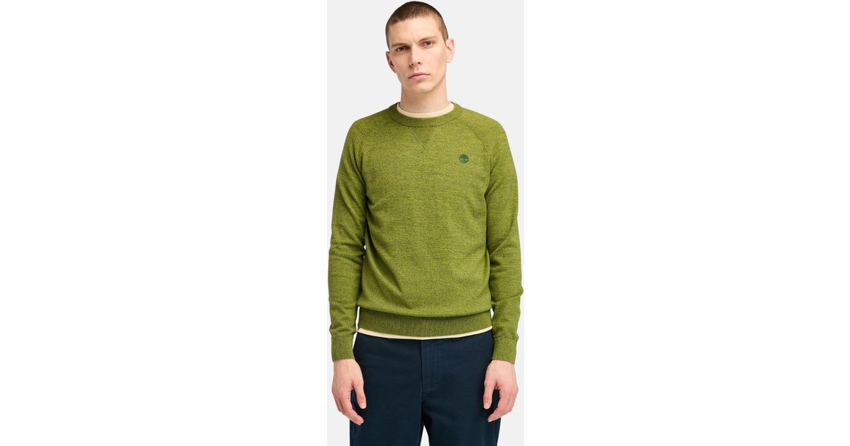 Timberland Blue Organic Cotton Men Sweater