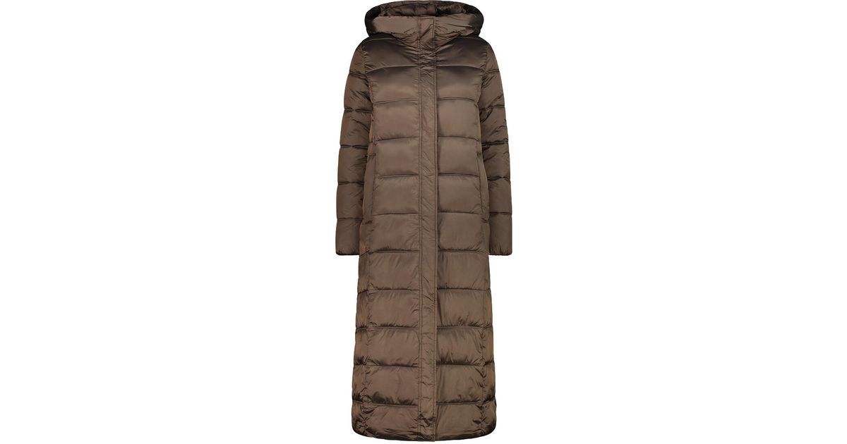 CMP Damen Long Jacket Cookie - Warme Winterjacke Mit Fleece-Innenfutter | Funktionaler Outdoor-Mantel