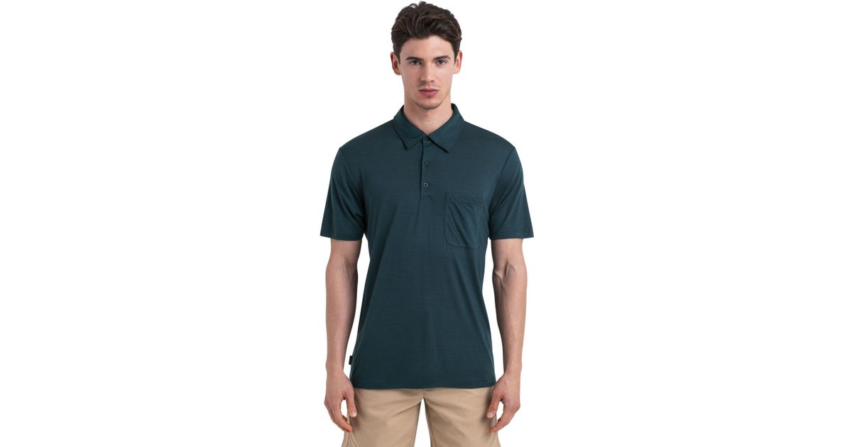 Icebreaker Men's Merino Blend Drayden Short Sleeve Polo Shirt main image 1