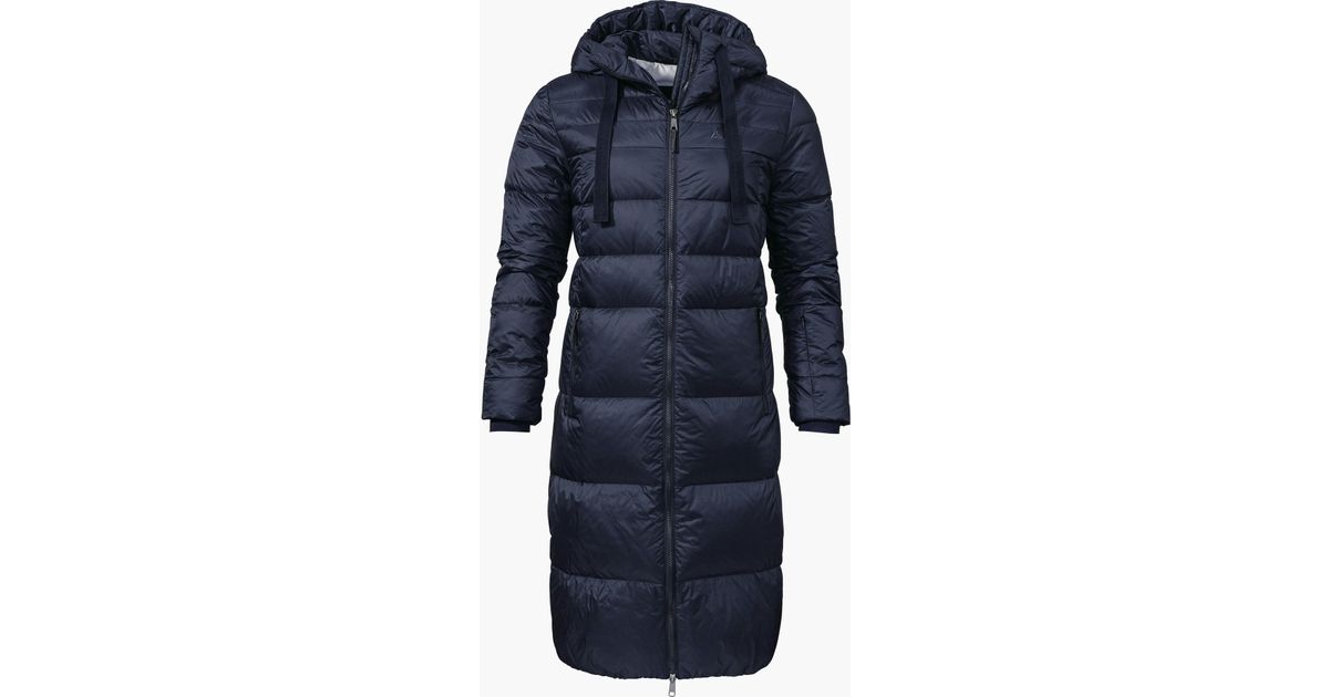 Schöffel Style Vindave Donzen Mantel Dames - chocolate 4805