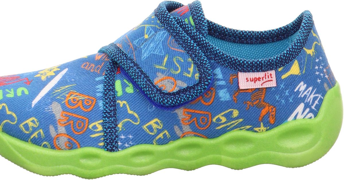 Superfit Fille Bubble - Chausson Ballerine Confortable Et Respirant