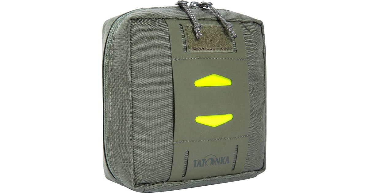 Tatonka Uniseks - Universal Pouch voor volwassenen, 20 x 14 cm, extra rugzak, Stone Grey Olive, 20 x 14 cm