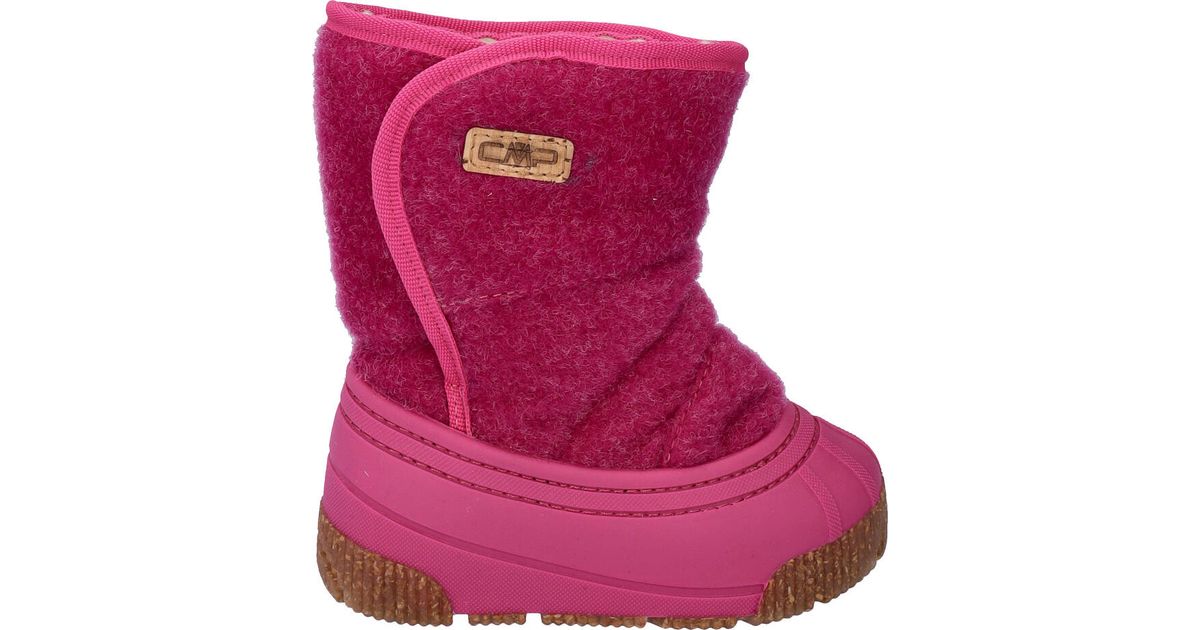 CMP Baby Latu Snow Boots Unisex | Stivali Da Neve Per Bambini E Ragazzi | Fodera In Lana | Made In EU