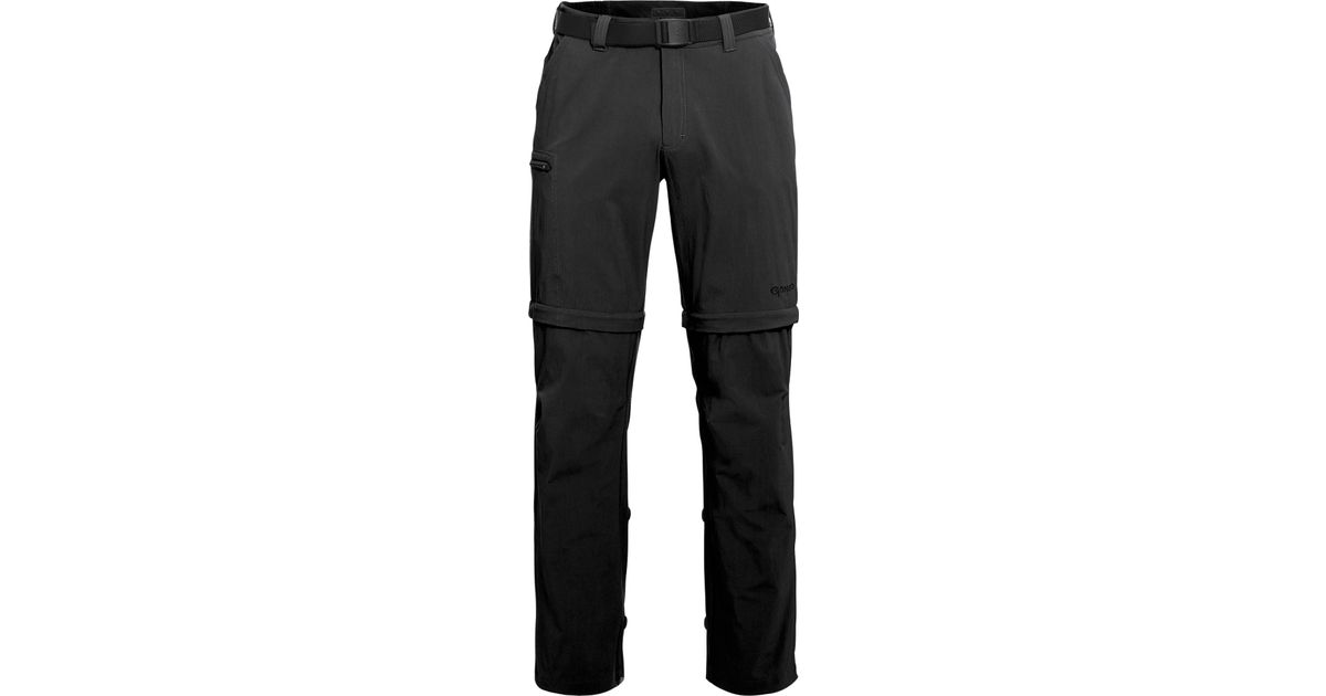 Pantalon De Vélo Gonso Portland Homme - Décontracté, Imperméable, Jambes Zippées - Avec Rembourrage Gel Comfort