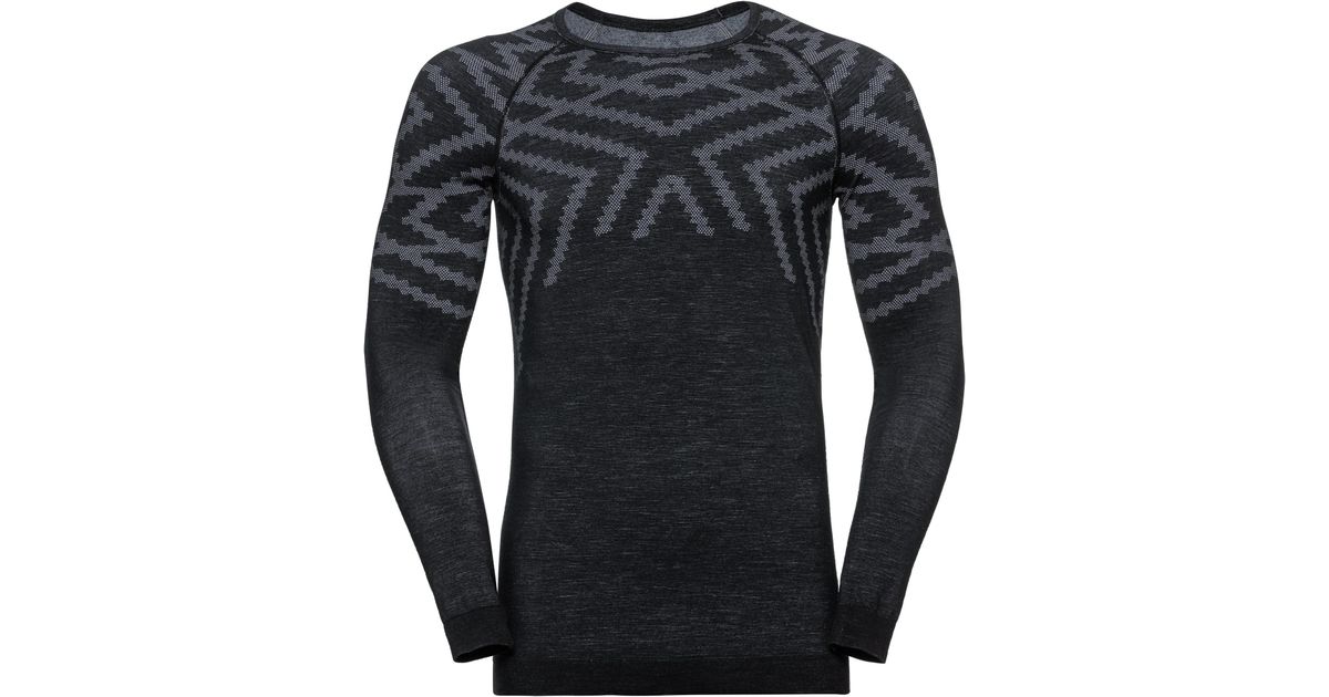 Odlo Langarm Wandershirt Damen Halden I Funktionsshirt Wandern