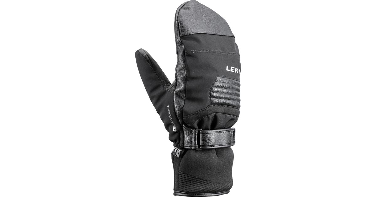 Handschoen Leki Unisex Ultra Trail Storm Black/Red/Neon Yellow