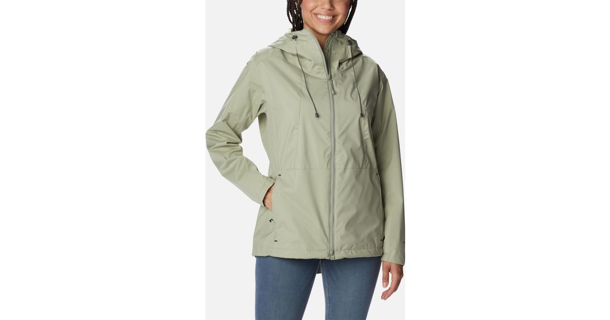 Columbia Giacca Sunrise Ridge Da Donna – Impermeabile Omni-Tech, Cuciture Sigillate, Cappuccio Regolabile, Tasche Zip, Traspirante