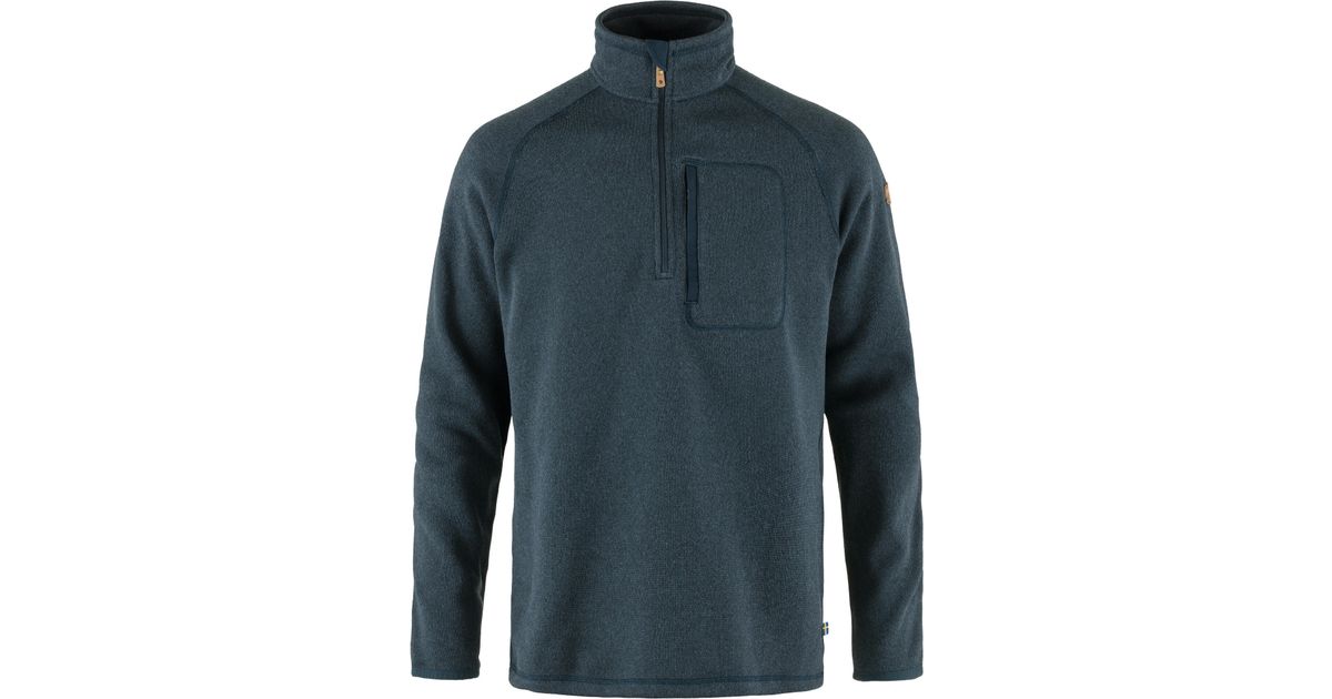 Fjällräven övik Fleece Half Zip M - Herren Midlayer Für Outdoor