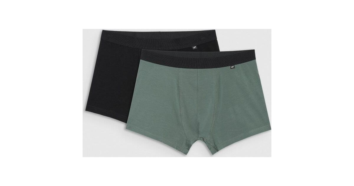 4F Boxer Shorts M022 (2pack), Slip Uomo, Multicolour Melange