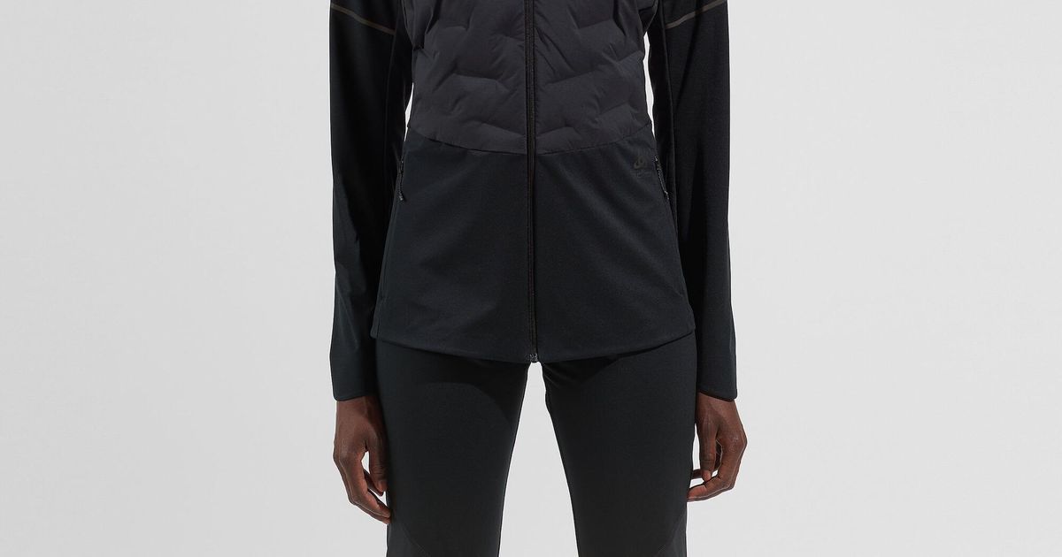 Odlo Damen Laufjacke Zeroweight - Winddichte Laufjacke Mit Print