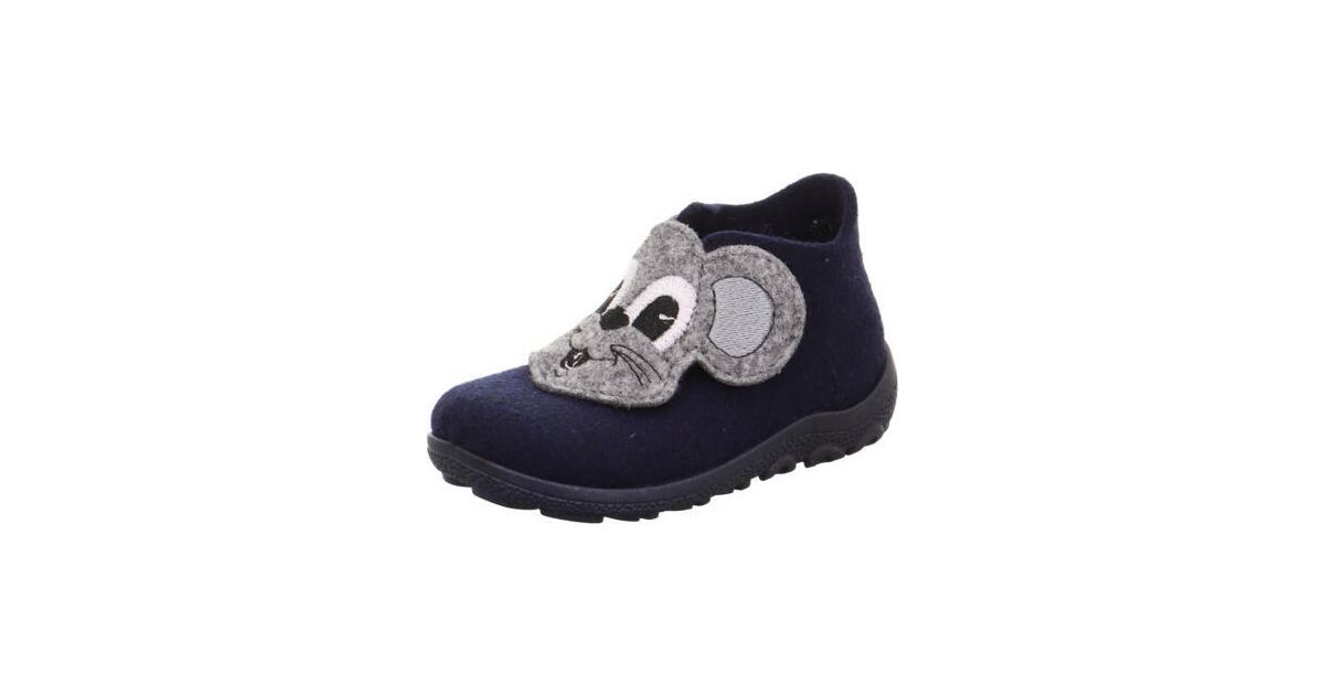 Superfit Happy Octi – Pantofole Bambini E Ragazzi In Feltro Di Lana | Suola Flessibile Con Ventose | Made In Europe