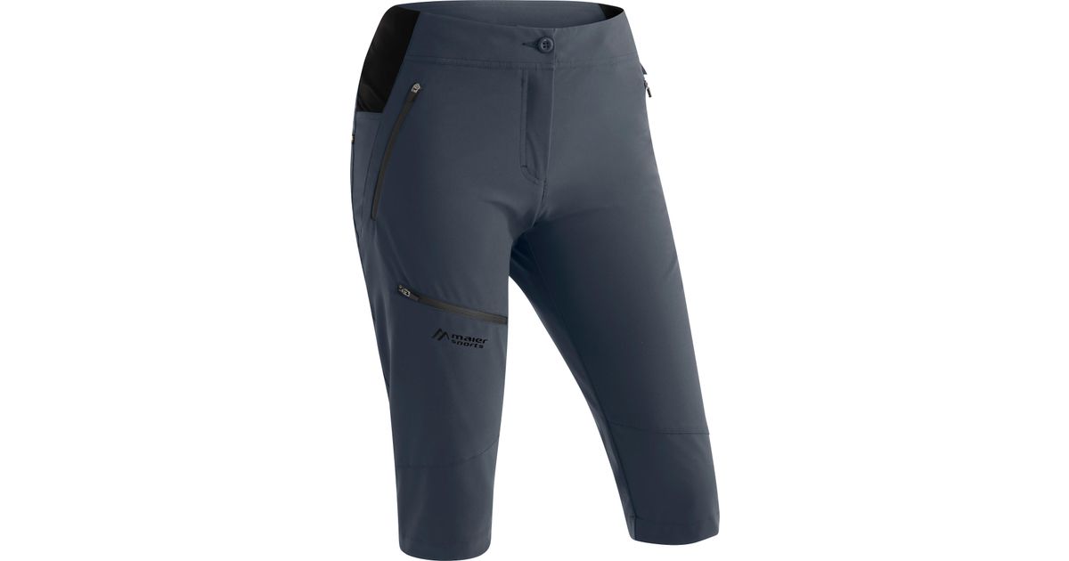 MAIER SPORTS Dames functionele capri neckar van 100% PA