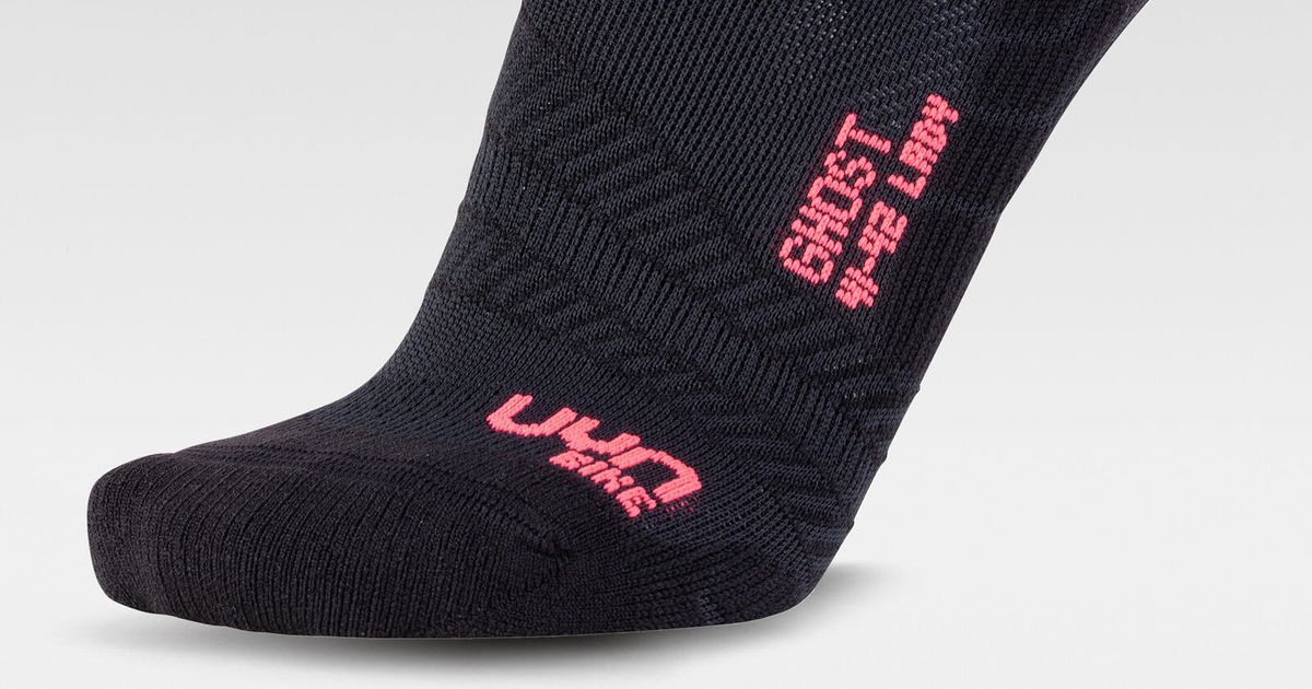 UYN Damen Ghost Socke – Fahrradsocken Mit Kompression, Fast Unsichtbar