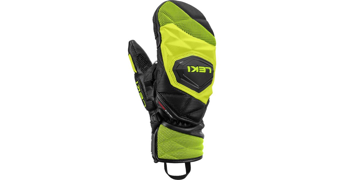 Gants De Ski LEKI WCR Venom 3D Junior 2024 - Protection Renforcée Pour Coureurs Juniors En Slalom Et Descente