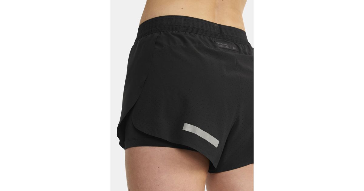 Craft Pro Hypervent Split Shorts 2 Women - Damen Laufshorts | SportFits ...