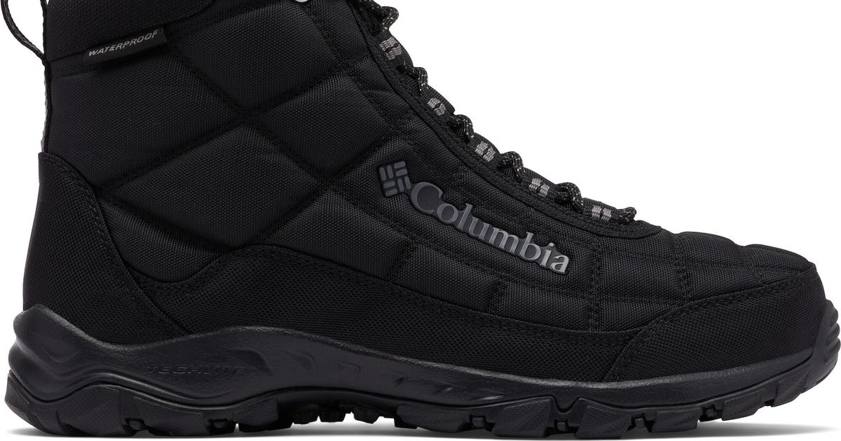 Columbia Firecamp Mid Waterproof Hiking Boots Mens 12 Omni Tech Black Gorpcore Men main image 2