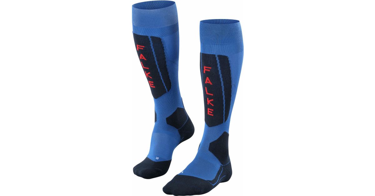 FALKE SK5 Expert Calze Da Sci Uomo – Seta E Fibre Funzionali, Ultraleggere E Termiche, Imbottitura Specifica, Confezione Da 1 Paio