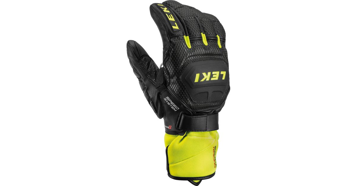 LEKI WORLD CUP RACING グローブ ブラック/イエロー LEKI WORLD CUP RACING グローブ ブラック/イエロー Leki World