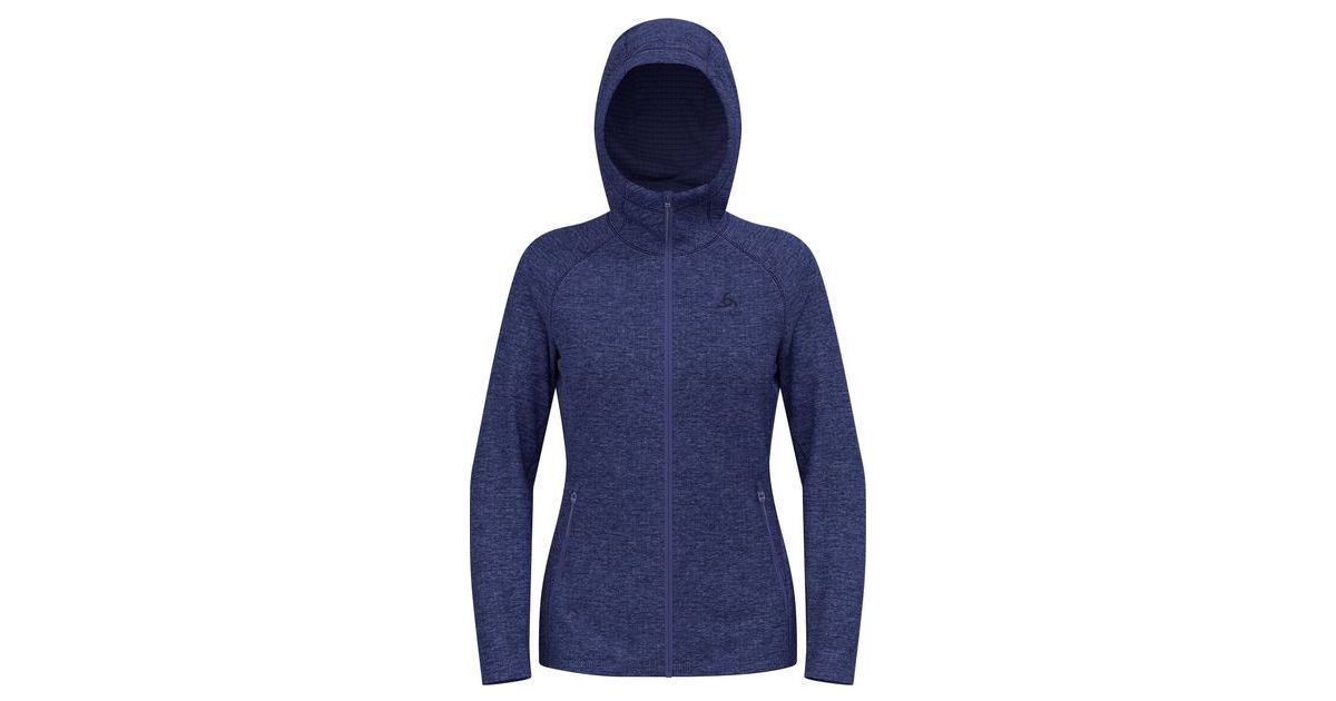 Forro Polar Odlo Tencia Mujer Full-Zip Gris