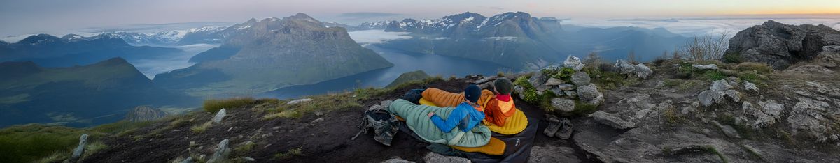 Comfortable Nordisk down sleeping bags