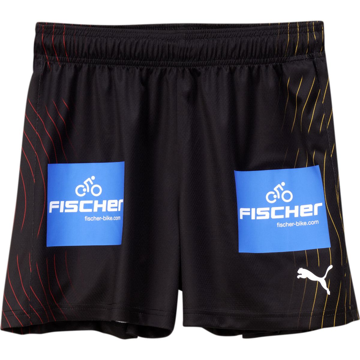 Puma DHB Shorts W With Sponsor puma black-puma red (02) M 931955-02-M