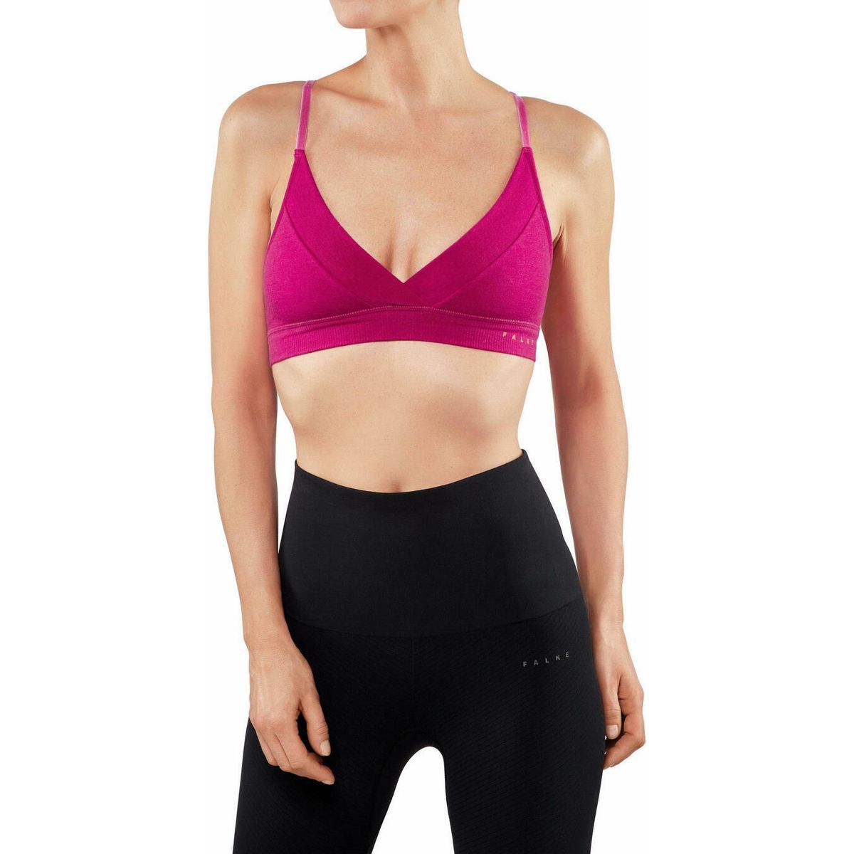 Falke Damen Sport-bh Wool-tech Light berry (8284) (8284) XS 33465-8284-XS