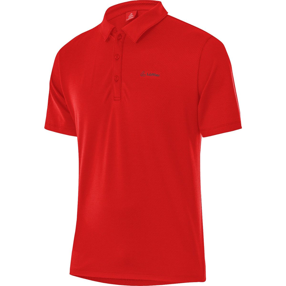 Löffler Men Poloshirt Tencel(tm) CF red (551) 46 24719-551-46