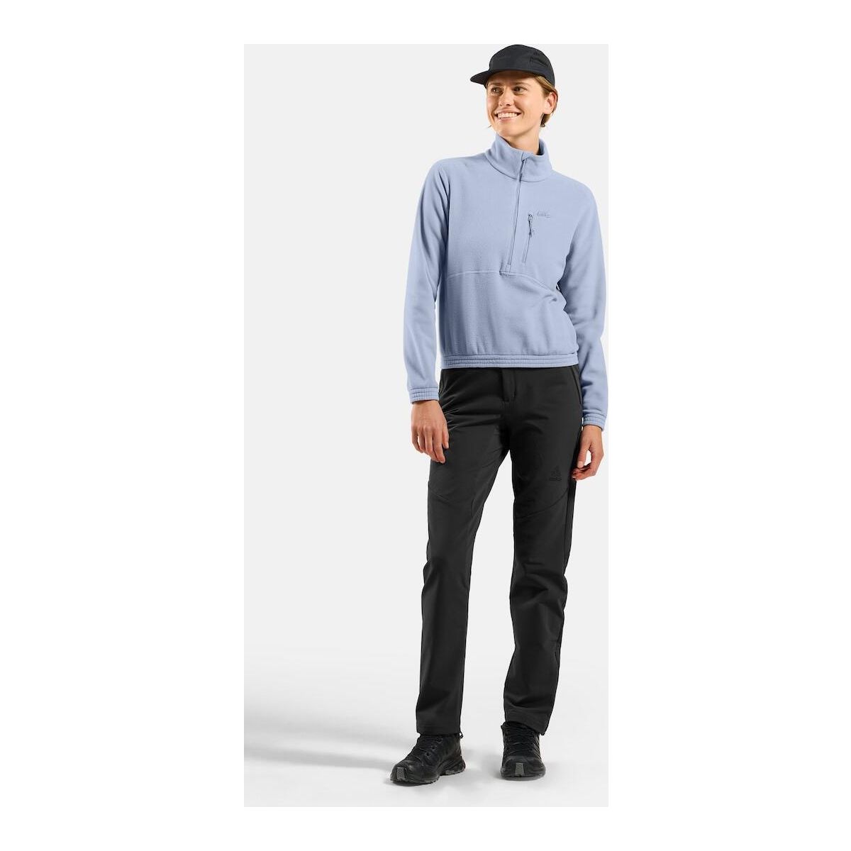 Odlo The Essentials Classic Fleece Half-zip Multisport Mid Layer blue heron (21073) S 543001-21073-S