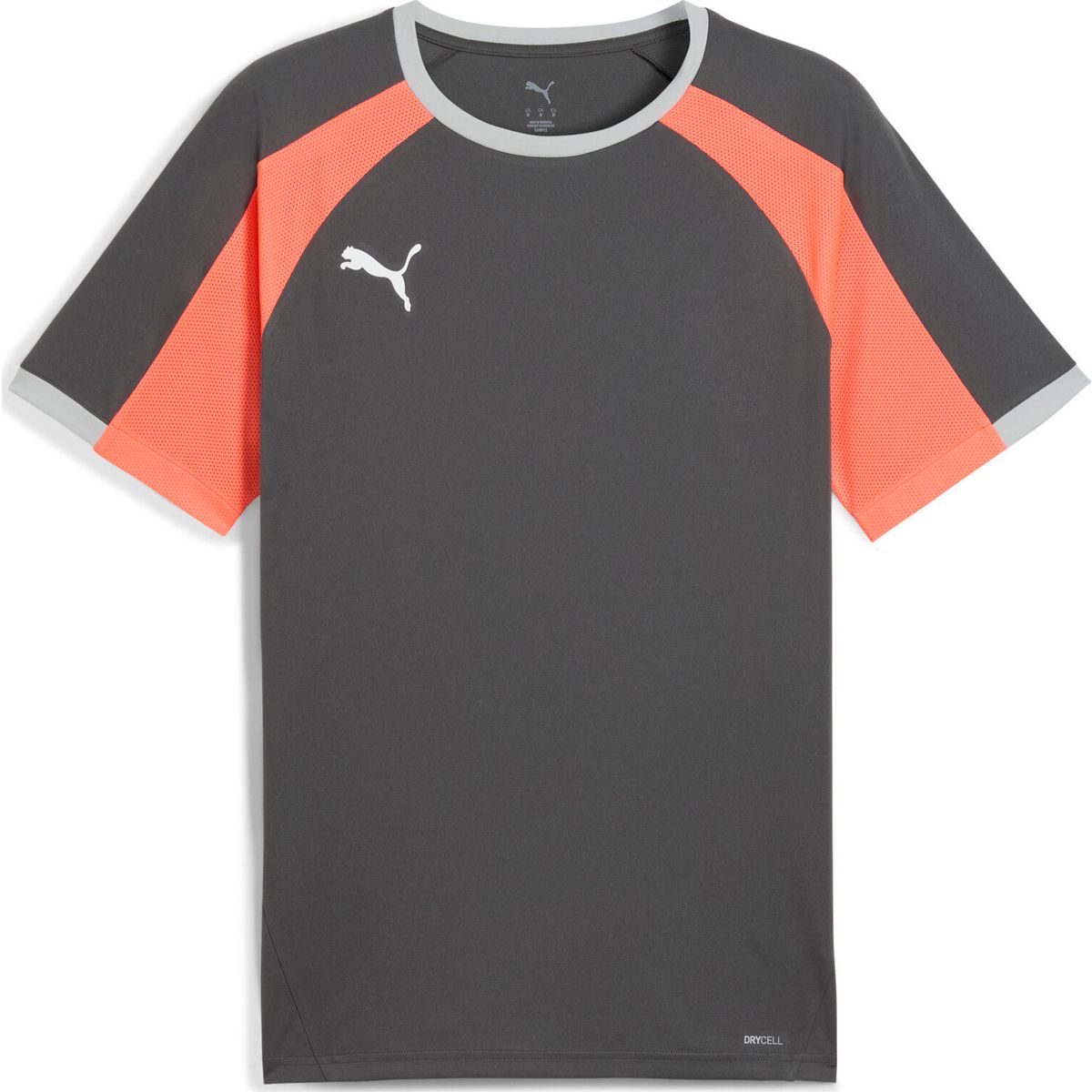 Puma Individualliga Jersey shadow gray-puma white-glowing red (10) S 659526-10-S