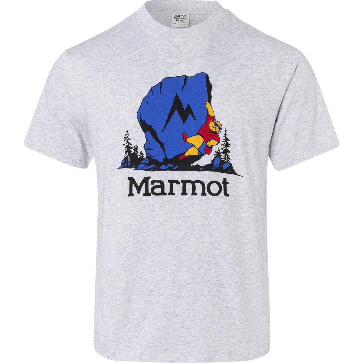 Marmot Bouldering Marty Short Sleeve light grey heather (8626) S M16055-8626-S