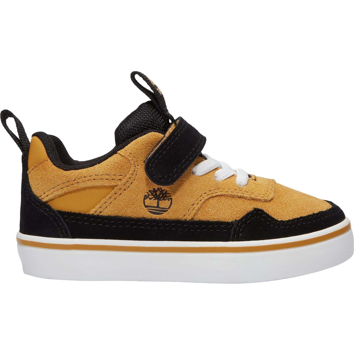 Timberland Kids Low Hook & Loop Sneaker wht suede 11.5 TB0A27PKEZ01-11.5