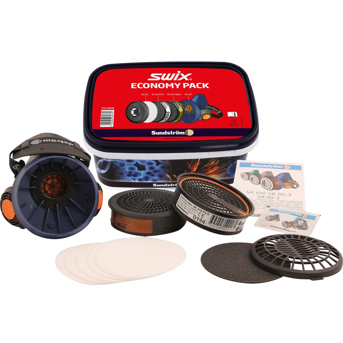 Swix T42 Economy Mask.Replaceable Filter neutral T42-MASK