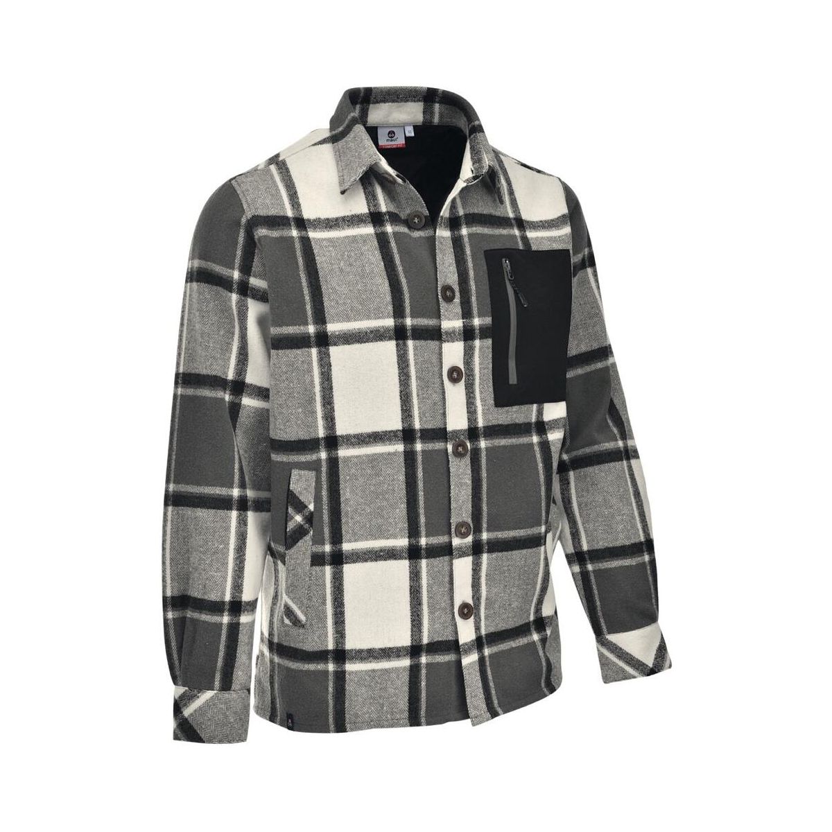 MAUL Sport Villingen Flanell Hemdjacke grey (10) 62 4830700901-10-62