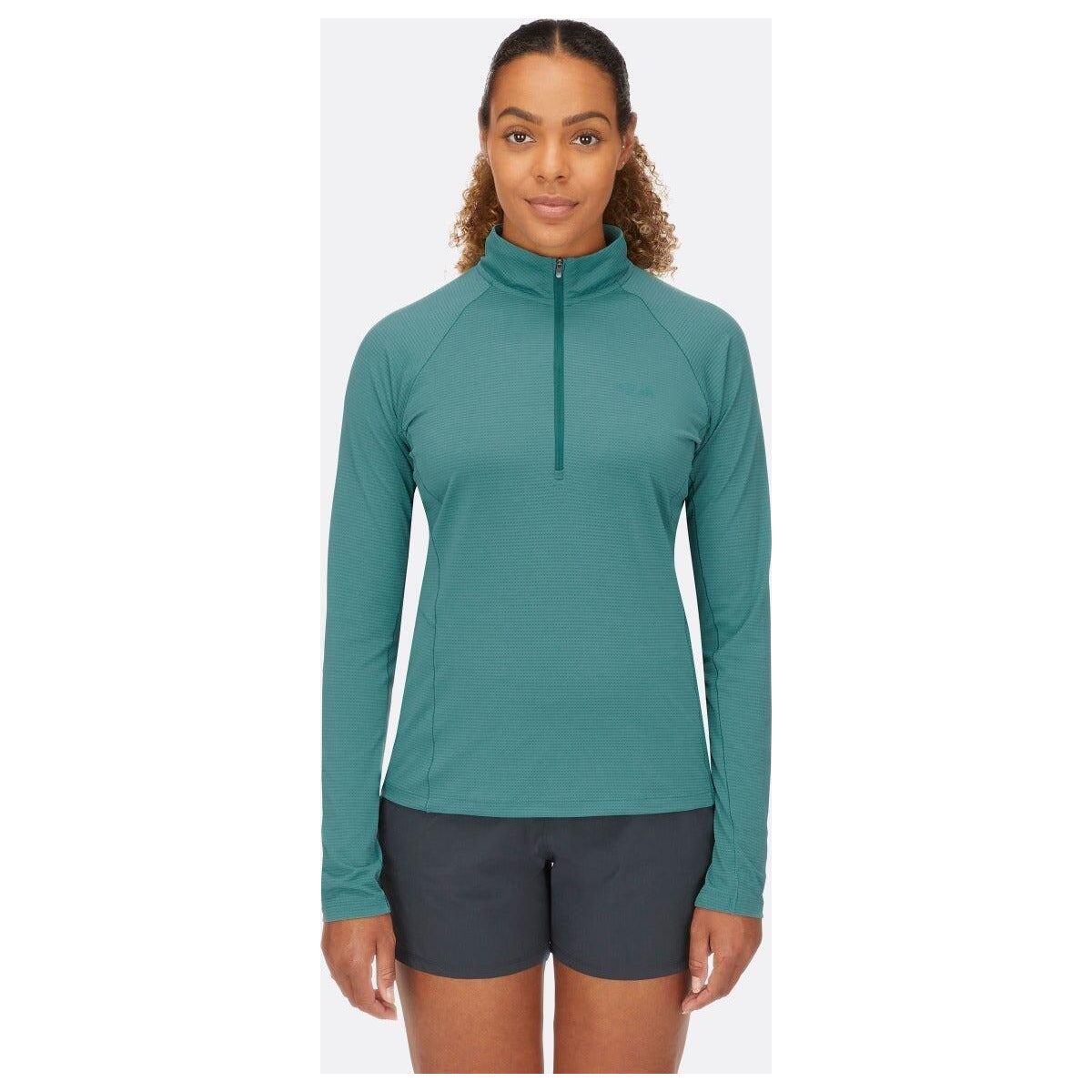 Rab Sonic LS Zip Wmns eucalyptus (EUC) 16 QBL-04-EUC-16