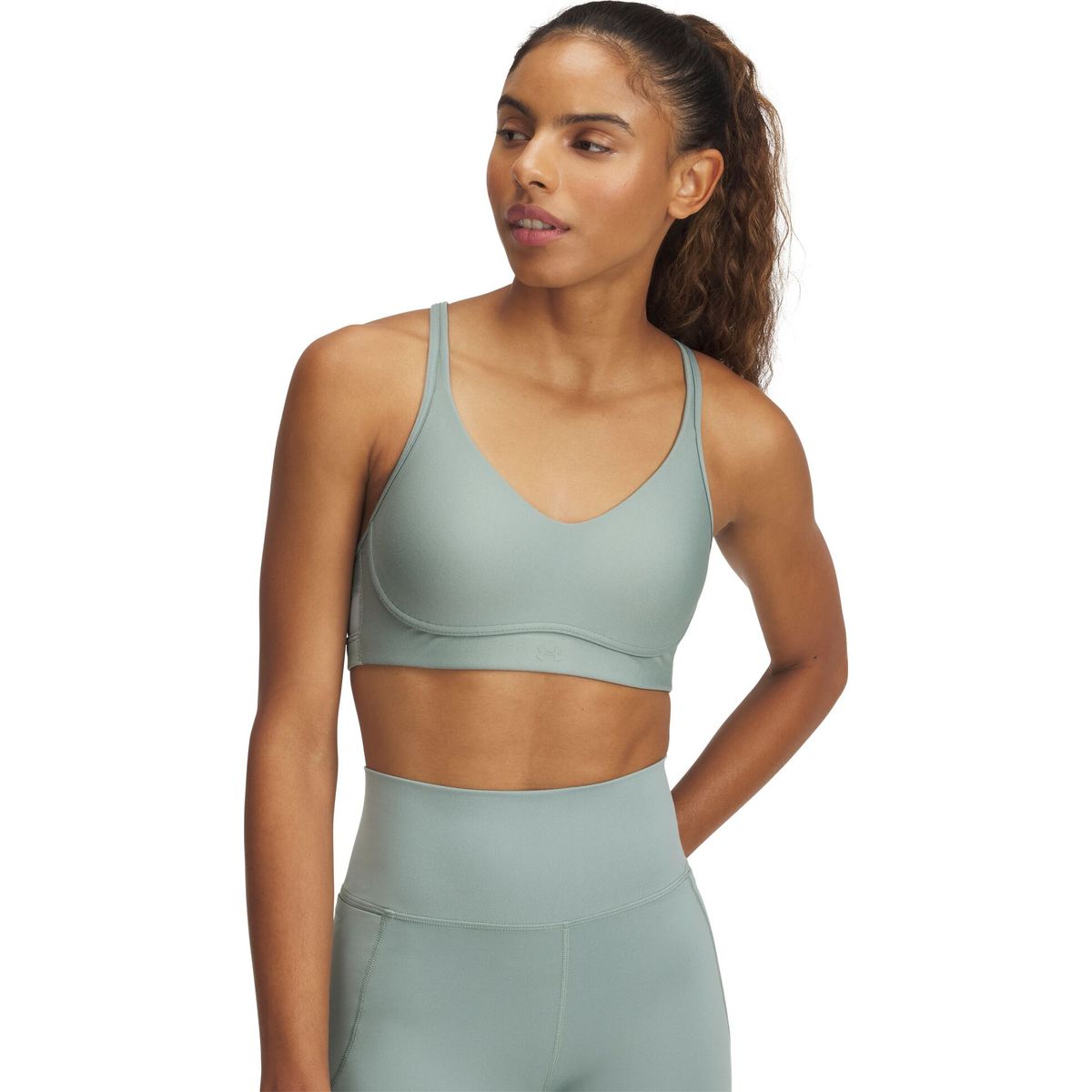 Under Armour Infinity Low 2.0 Bra silica green silica green M D-DD 1384126-348-M D-DD