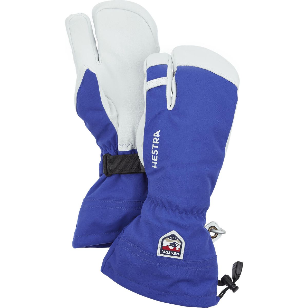 Hestra Army Leather Heli Ski - 3 Finger royal blue (250) 6 30572-250-6
