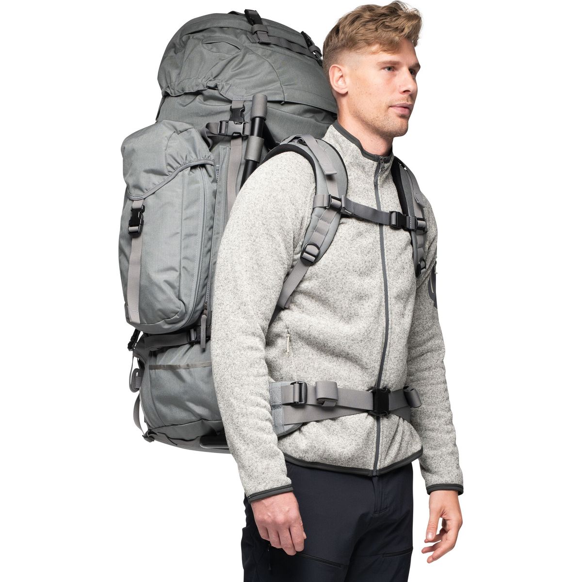 Bergans Powerframe Bigpack 130+ solid grey (2616) 130L 249891-3279-2616-130L