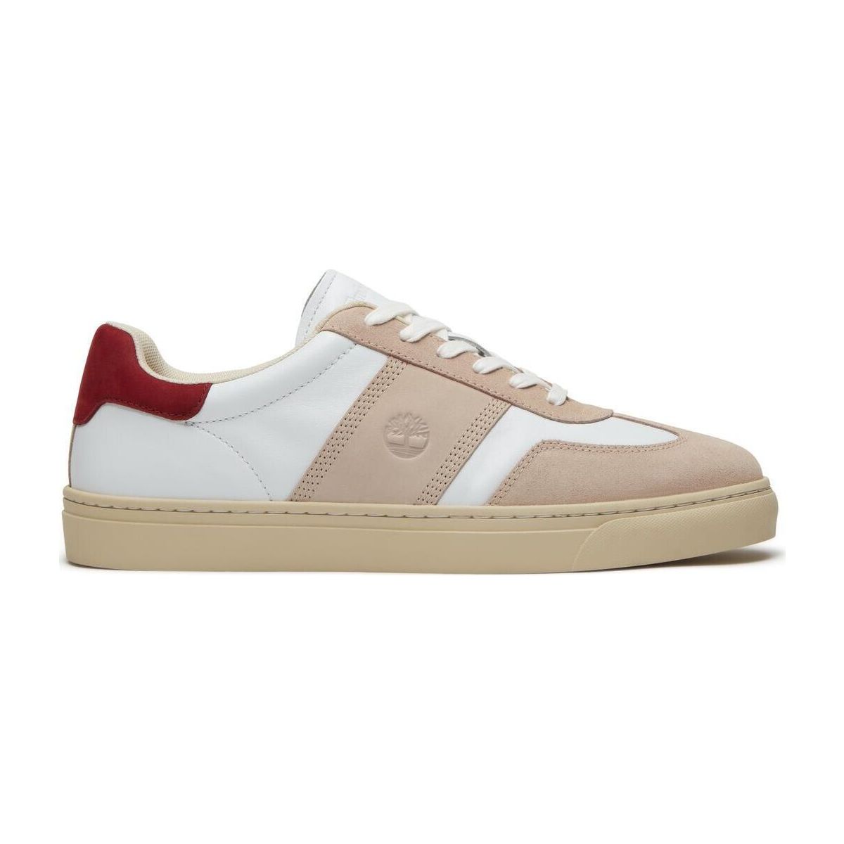 Timberland Mens Low Lace UP Sneaker whitefg w ltbei 6.5 TB0A43GGAFX1-6.5