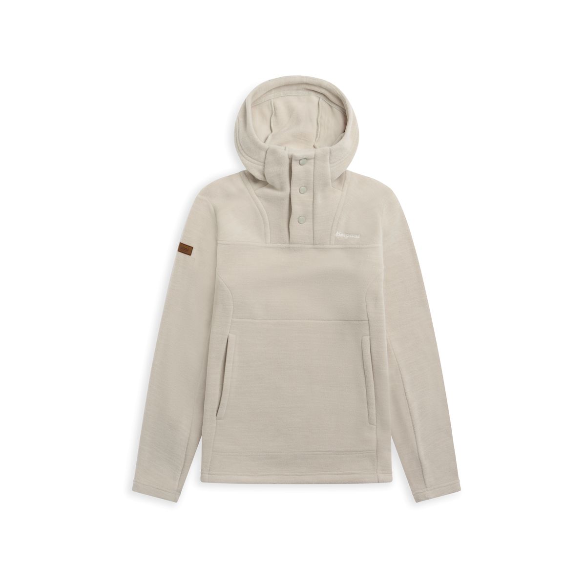 Bergans Hareid Fleece Hoodie Women coastal sand (22796) M 257143-3715-22796-M