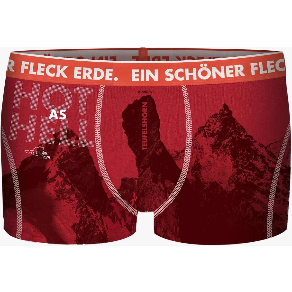 Ein schöner Fleck Erde Boxershorts HOT AS Hell Karminrot karminrot L 1612.092.013.3L