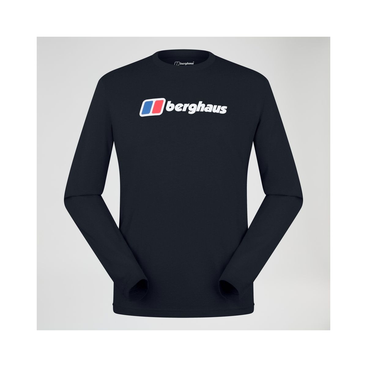 Berghaus M Berghaus BIG Logo LS Tee jet black (BP6) XL 4-A001999-BP6-XL