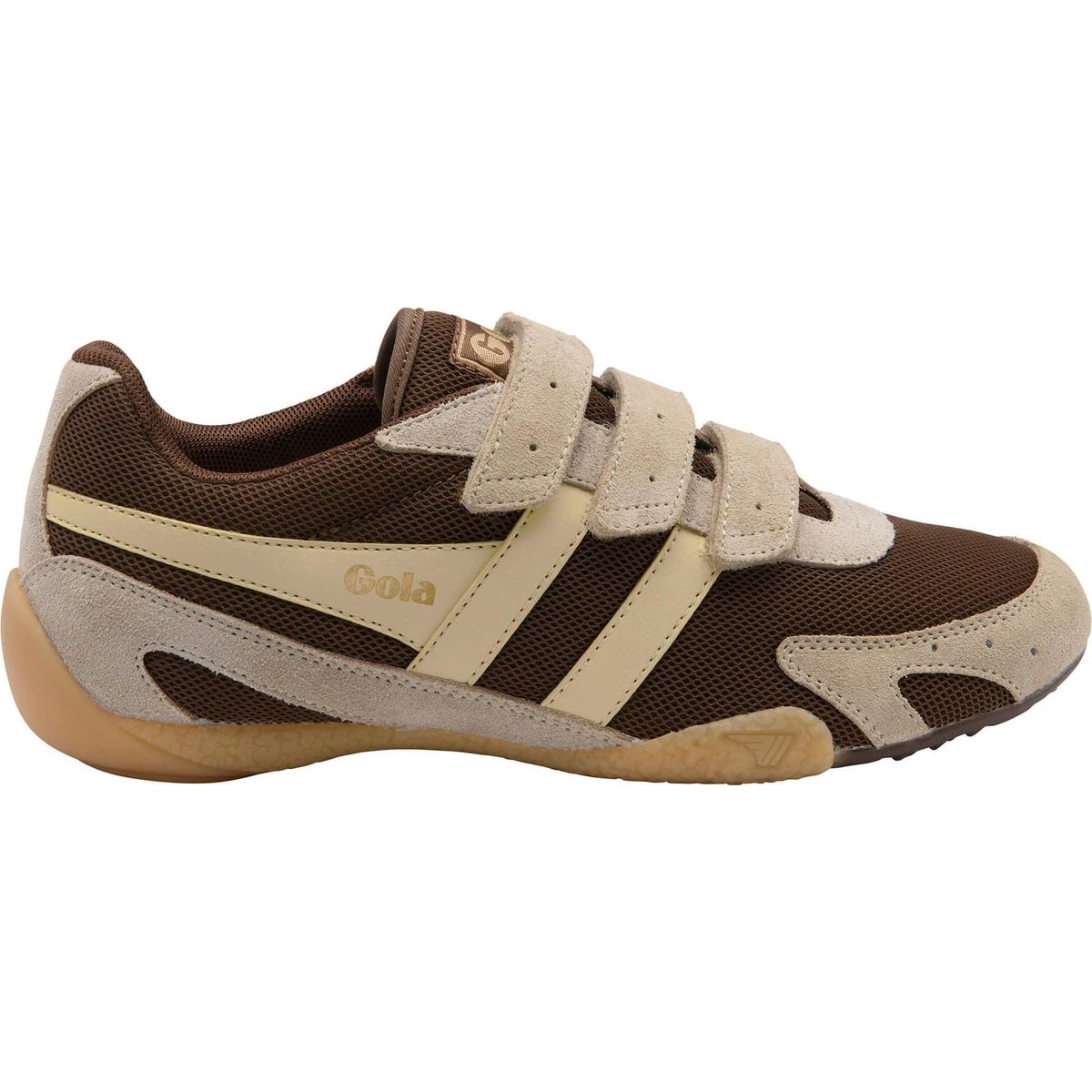 Gola Connect Strap Sneaker Women otter/bone/buttermilk/gum (FC) 38 CLB935-FC-38-otterbonebuttermilkgum