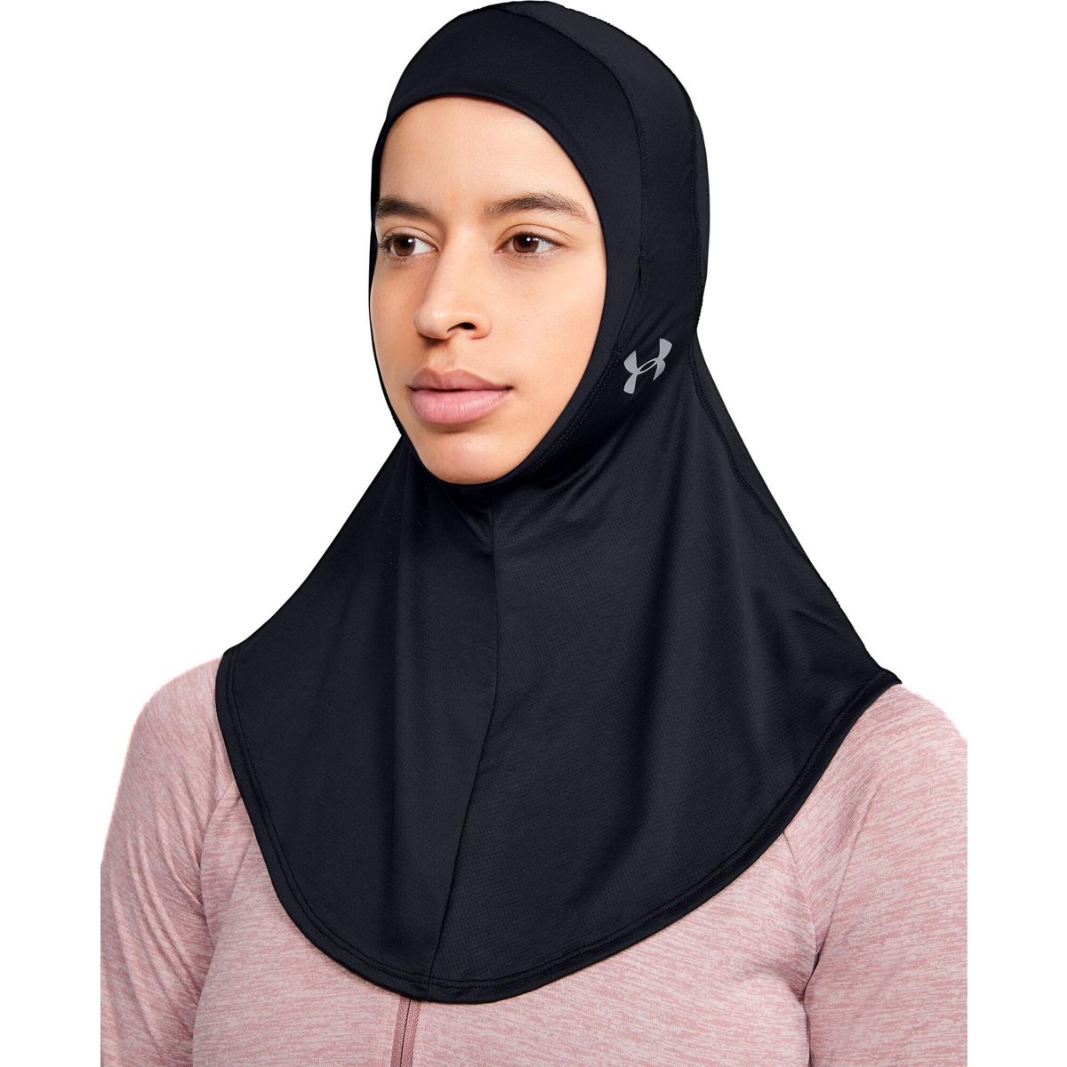 Under Armour Sport Hijab black silver (001) XS/S 1346208-001-XS/S