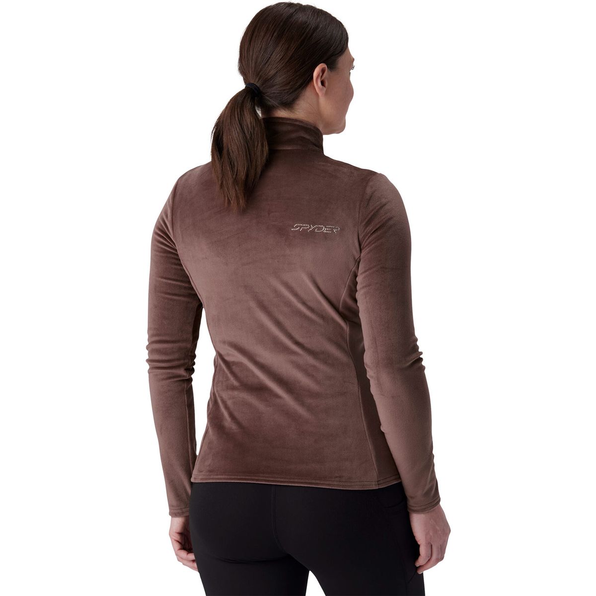 Spyder Shimmer BUG 1/2 Zip mocha (MOC) XS Image