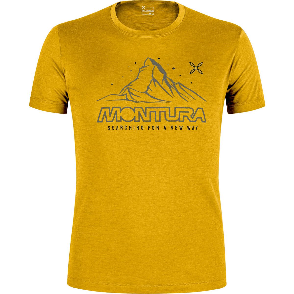 Montura Merino Mountain T-shirt mustard (348) XS MTGC09X-JW001O-348-XS