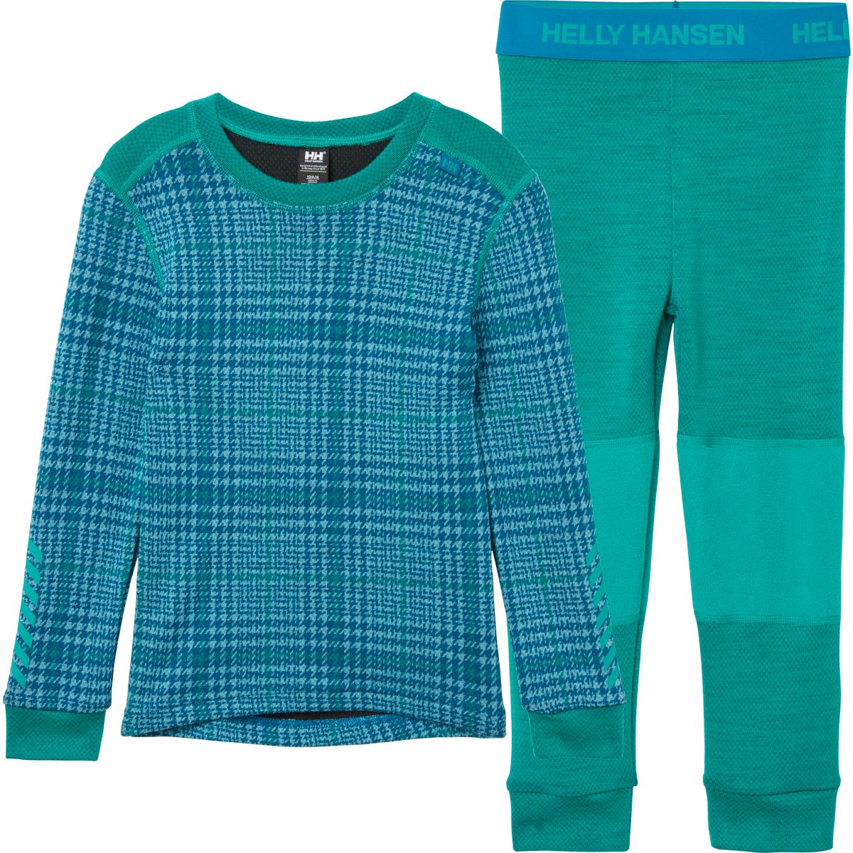 Helly Hansen K Graphic Lifa Merino SET signal green aop (466) 1 40525_466-1